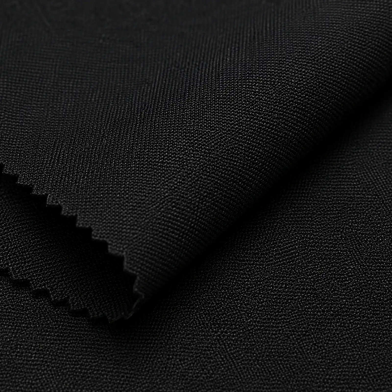 Macro view of the 65/35 poly-cotton fabric used in the apron program