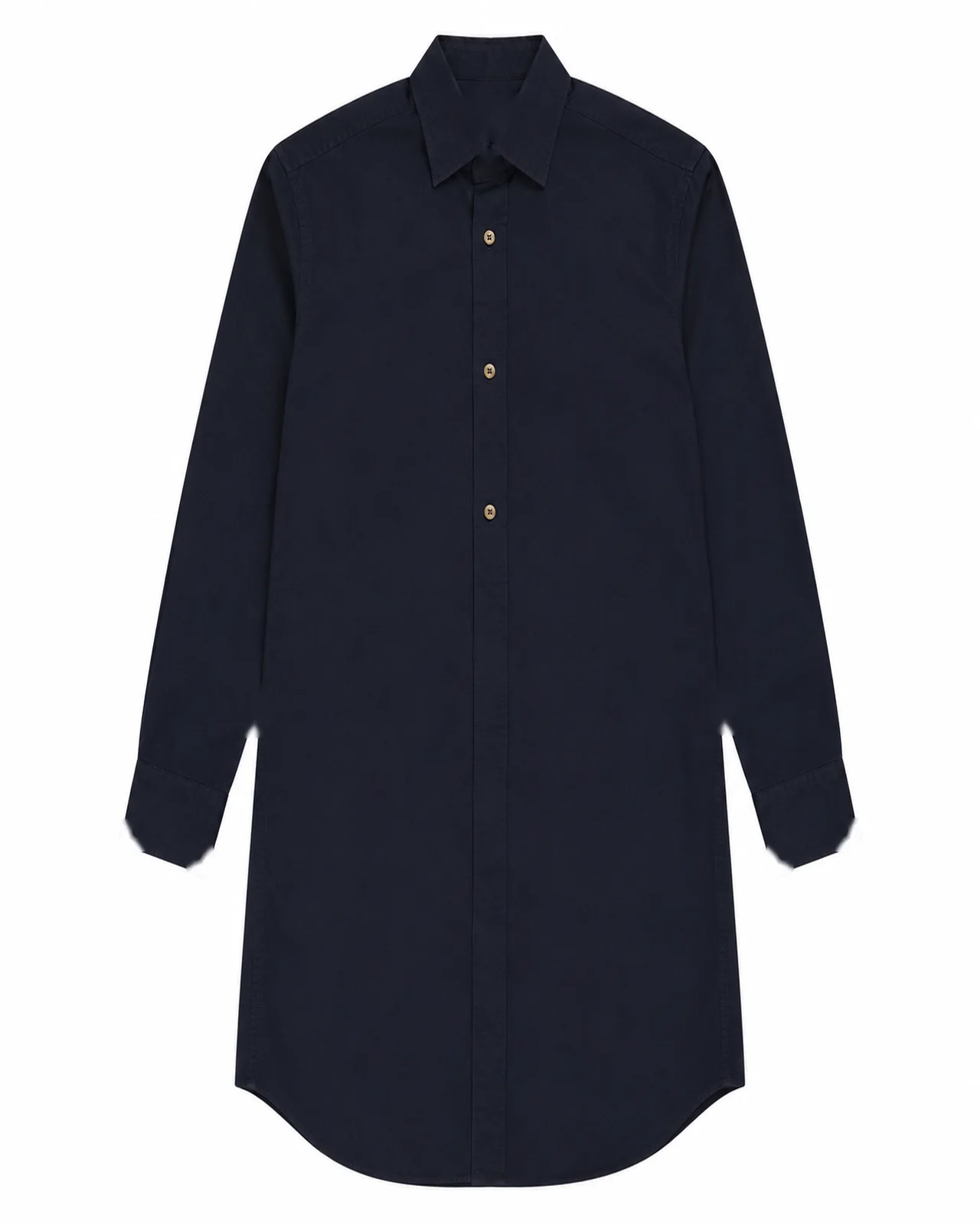 Navy service polo dress. Photographed production sample