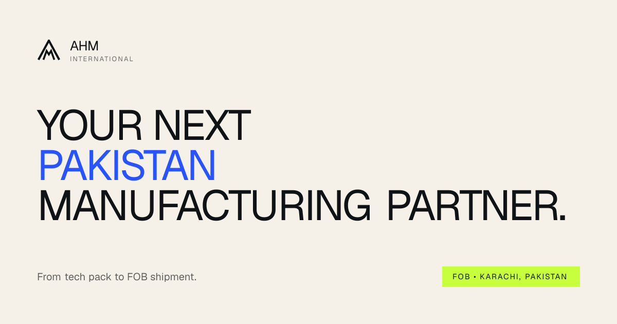 AHM International | Apron & Uniform Manufacturer, Pakistan